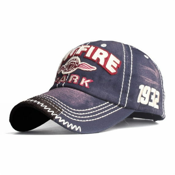 ZSQDM Women Men Embroidered Flower Denim Cap Fashion Baseball Cap Topee Women beanie Wide Brim Hats for Women Visors Bald Cap