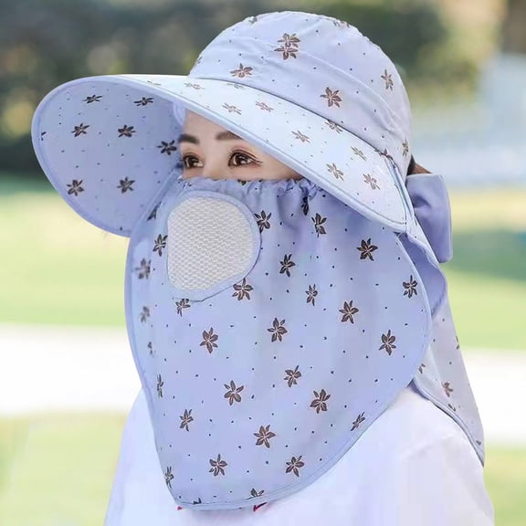 ZSQDM Women Summer Sun Hat Adjustable Anti Outdoor Riding Large Hat Sun Visor Protective Hat beanie Mens Sun Hat Sun Hats Valve Stem Caps