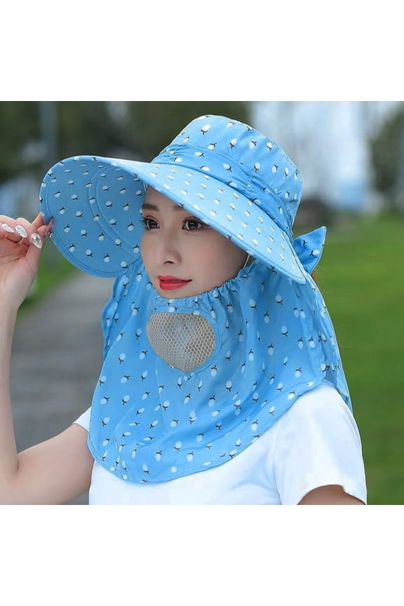 ZSQDM Women Summer Sun Hat Women Adjustable Anti Outdoor Riding Large Hat Sun Visor Protective Hat Women beanie Golf Hats Men Sun Hats Migraine Relief Cap