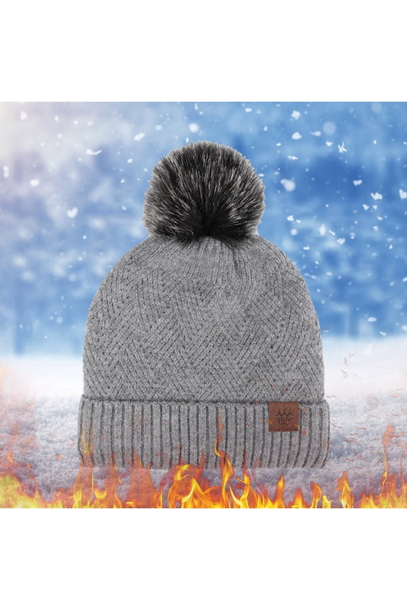 ZSQDM Women Winter Hat Warmer Casual Plush Crochet Multicolor Women Hats Knit Ball Baseball Caps beanie of Men Hat Hanger Bomber Hats Skull Caps for Men