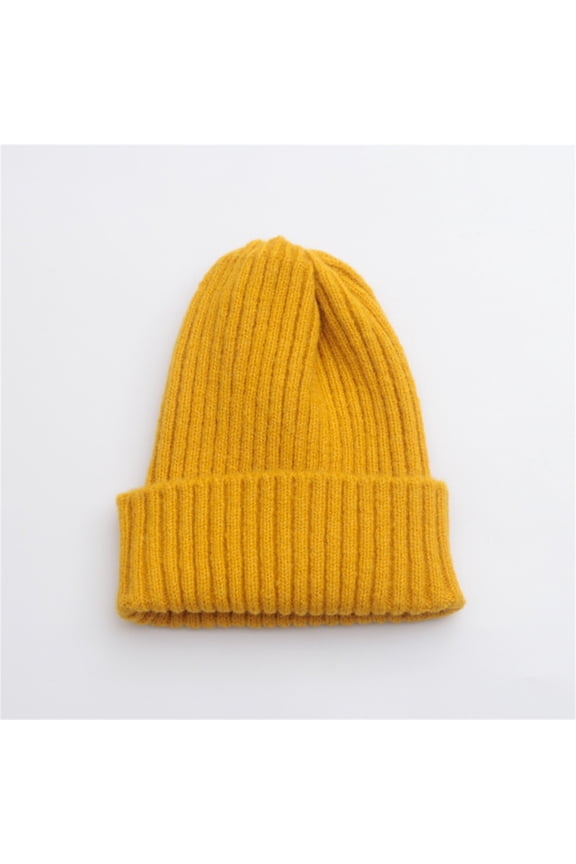 ZSQDM Women's Autumn and Winter New Versatile Casual Knitted Woolen Hat beanies Melin Hats for Men Scarf ,Hat,& Gloves Hat Organizer for Baseball Caps