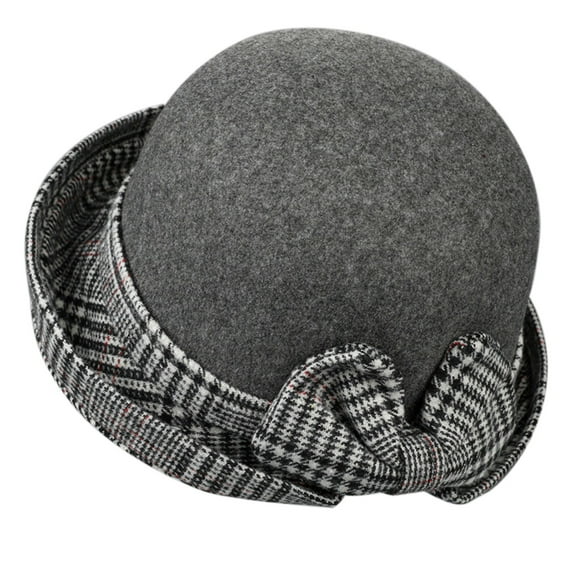 ZSQDM Women's Autumn and Winter Dome Casual Fisherman Pot Hat Small Bowler Hat beanie of Men Straw Cowboy Hat Bucket Hats Baseball Cap Organizer