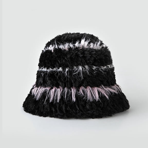 ZSQDM Women's Autumn and Winter Warm Contrast Fisherman Hat Lei Feng Hat beanie of Men Mens Hat Bomber Hats Scrub Caps