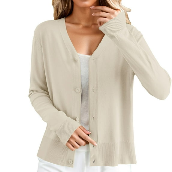 ZSQDM Women's Ice Silk Knit with Skirt V Neck Cardigan Open Front Cardigan for Women Women's Oversized Pullover Sweater Casual Loose Crew Neck Side Split Jumper Tops Sweater Sets for Women(M)