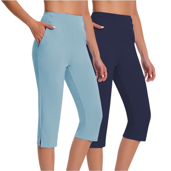 ZSQDM Women's Legging Safety Short Pants Blue Women blendingpants Polyester,Spandex XXXXXL