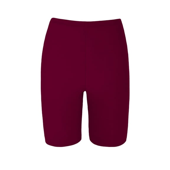 ZSQDM Women's Legging Safety Short Pants Wine Women blendingpants Polyester,Spandex L