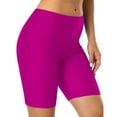 thumbnail image 1 of ZSQDM Women's Legging Women's Shorts Hot Pink Women blendingpants Polyester,Spandex M, 1 of 6