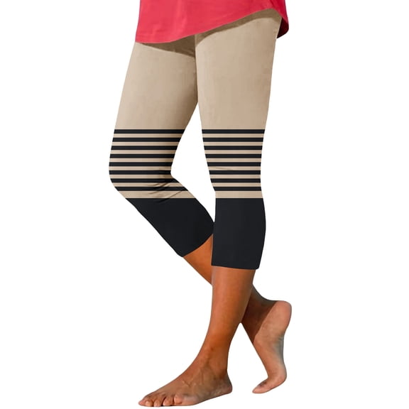 ZSQDM Women's Legging Yoga Pants Khaki Women blendingpants Polyester,Spandex L