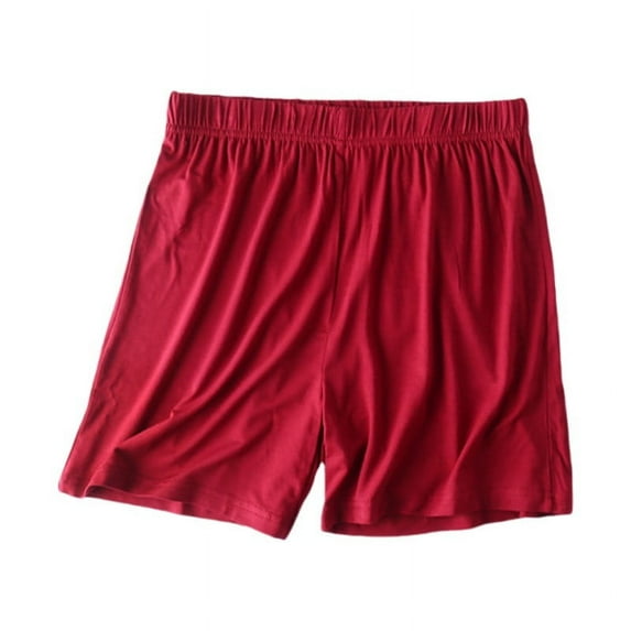 ZSQDM Women's Shorts Womens Pajama Shorts Soft Comfortable Lightweight Elastic Drawstring Pajama Bottoms Shorts With Pockets