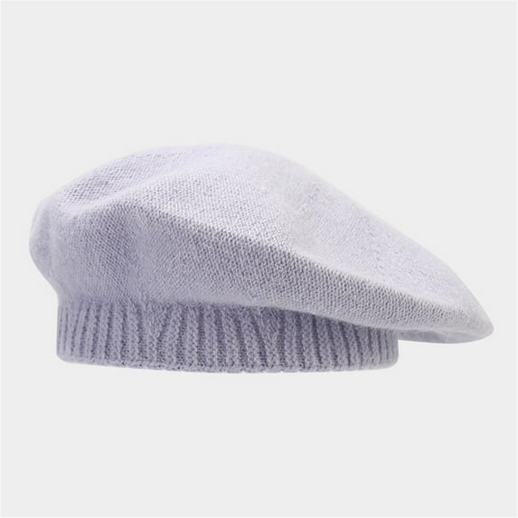 ZSQDM Women's Solid Color Knitted Wool Warm beret Casual Shade Fall and Winter Hat beanie of Men Sun Hat berets Headache Relief Cap