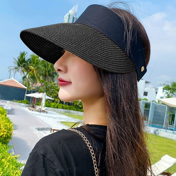 ZSQDM Women's Summer Sun Protection Holiday Sun Protection beach Hat beanie for Women Hard Hat Baseball Caps Baseball Cap Washing Cage