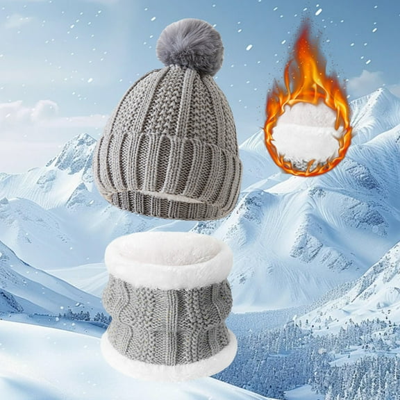 ZSQDM Women's Winter Warm Hat and Neck with Thick Velvet for Cold and Cycling beanies Bucket Hats for Woman Scarf ,Hat,& Gloves Tire Caps 4 Pack