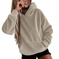 thumbnail image 1 of ZSQDM Women's Zip Up Hoodie Women's Pullover Hoodies Teen Girls Trendy Fall Fashion Tops Hooded Sweatshirts Oversized Sweaters for Women Women Blending Sweatshirt （Xl）, 1 of 9