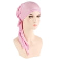 thumbnail image 1 of ZSQDM Womens Casual Solid Head Hat Cap Headwear Muslim Turban Cap Slouchy Headwear beanie for Women Mens Hat Baseball Caps Tire Caps, 1 of 3
