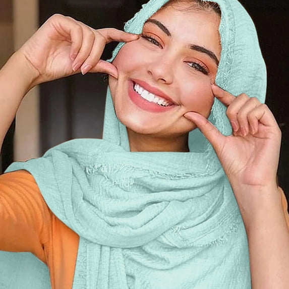 ZSQDM Womens Casual Solid Turban Headwear Muslim Islamic Turban Scarf beanie for Women Witch Hat Scarf ,Hat,& Gloves Baseball Cap