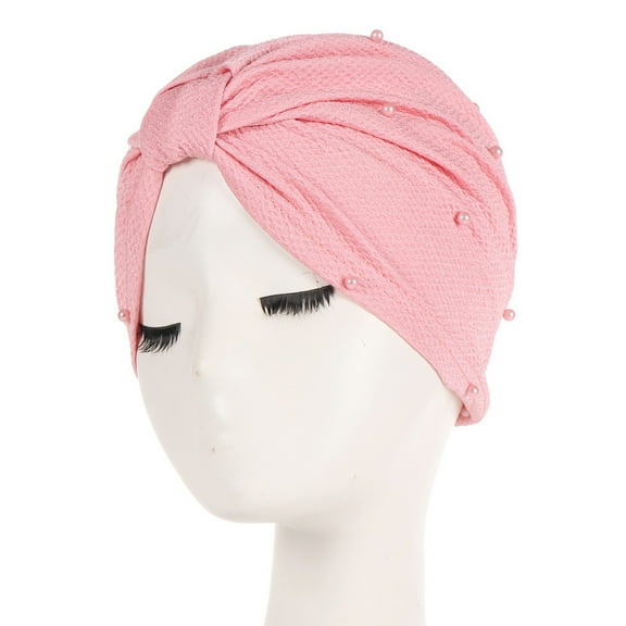 ZSQDM Womens Fashion Elastic Solid Color Comfortable Cap beaded Large Cap for Women Women beanie beach Hats for Women Baseball Caps Cap Gun