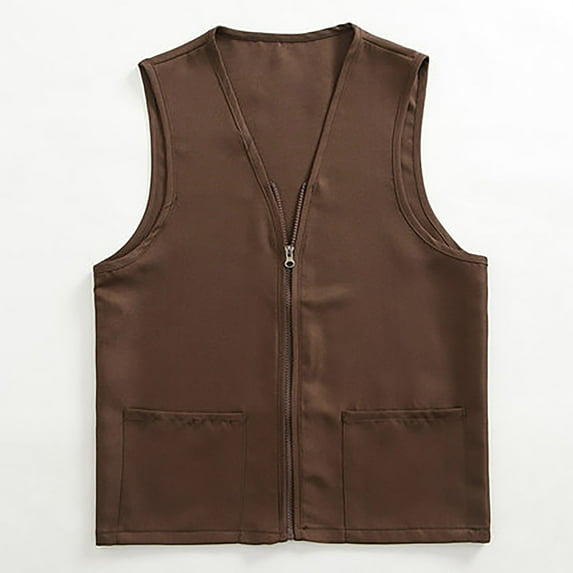 ZSQDM Womens Vest Top 2025 Trendy Academia Steampunk Waistcoat Racerback Vest Blazer Trench Coats for Women Women S Polyester Vest A Woman in A Light-Colored Denim Vest(Xxxl)