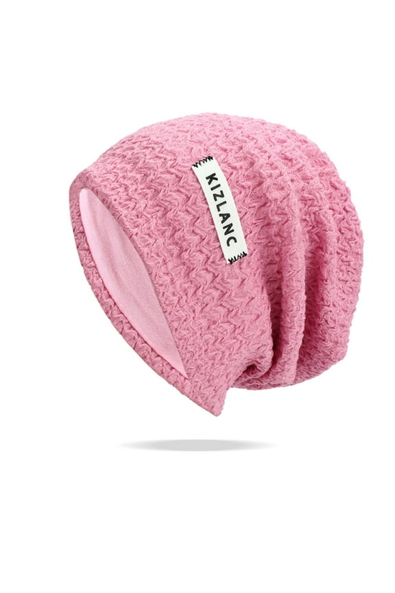 ZSQDM Womens Warm Pile Hat Unisex Capped Solid Color Pullover Cap beanie of Men Mission Cooling Hat Baseball Caps Hairbrella Swim Cap Waterproof