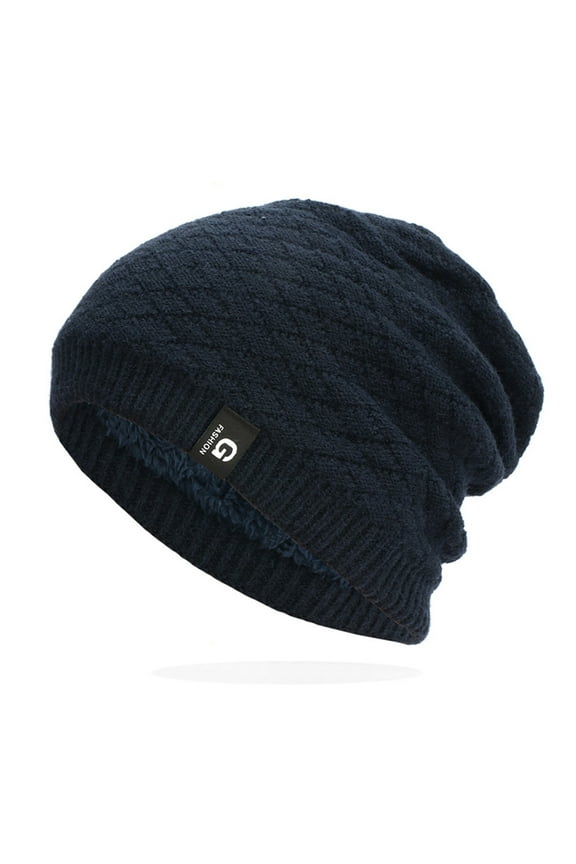 ZSQDM Womens and Mens Diamond Check Sweater Cap Men's Cycling Soft Knit Cap Women beanie Straw Cowboy Hat Baseball Caps Welding Cap