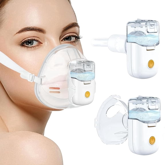 ZSTORE Handsfree Steam Inhaler for Adults & Kids Handfree Rechargeable Ultrasonic Mesh Humidifier