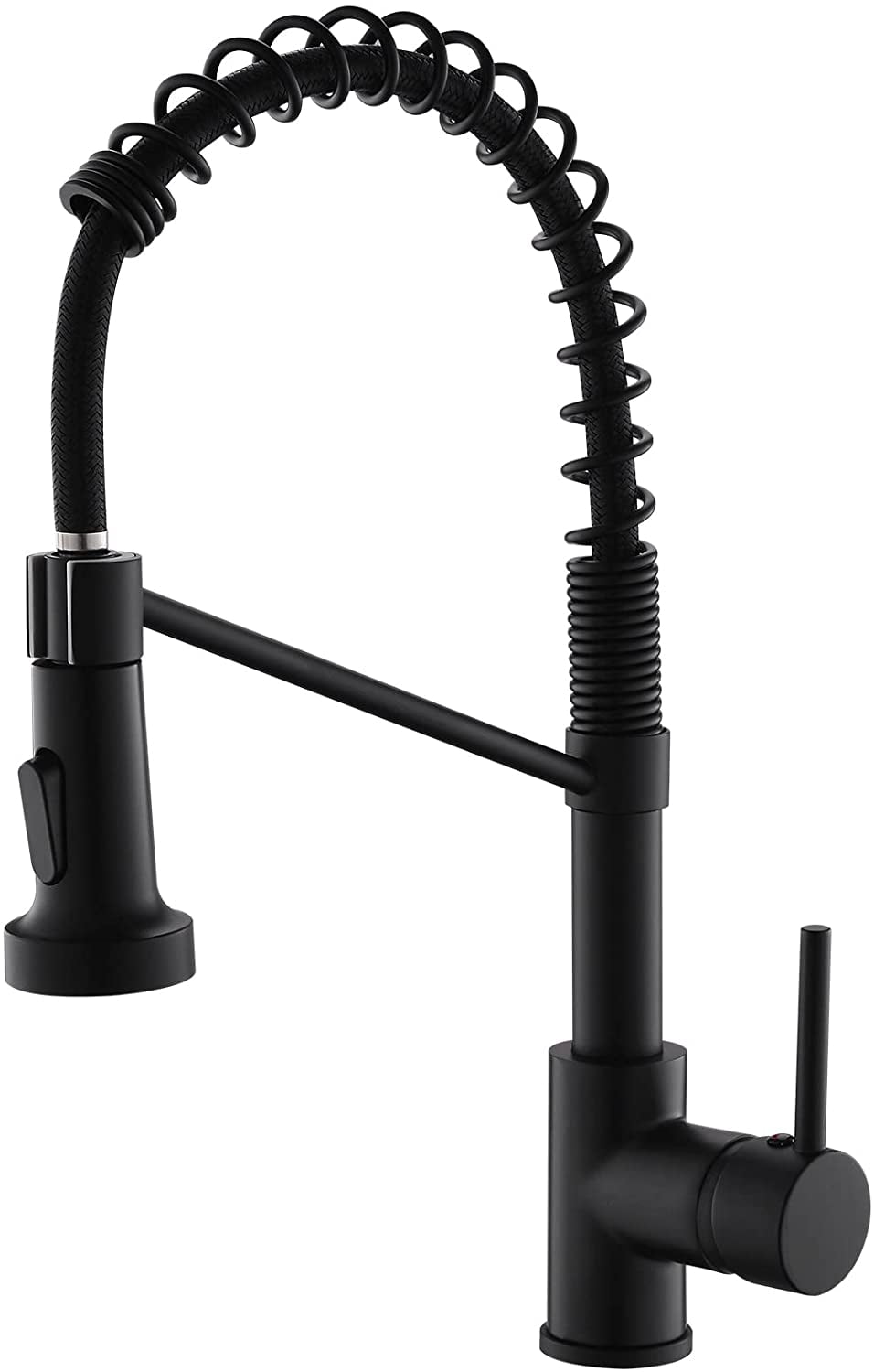 ZSW Stylish Pull-Down Kitchen Faucet, Single-Handle, Stainless Steel ...
