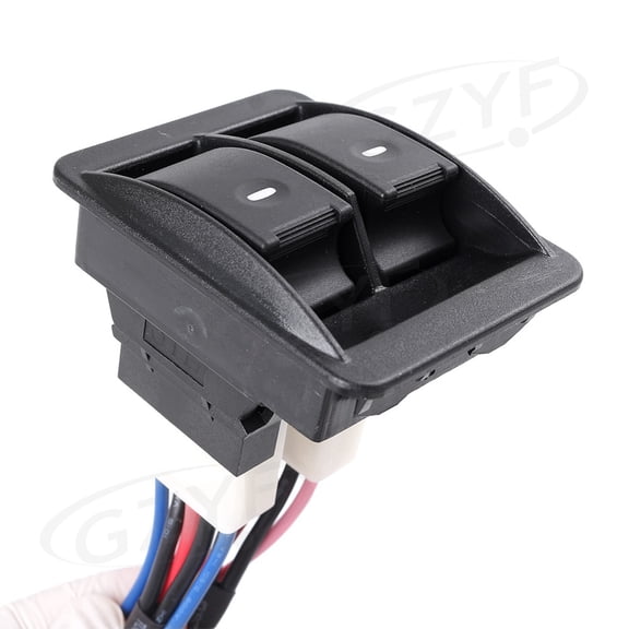 ZSWAL 12V Car Window Switch Regulator Kits with Wiring Harness For Car Universal 2 Doors Vehicle