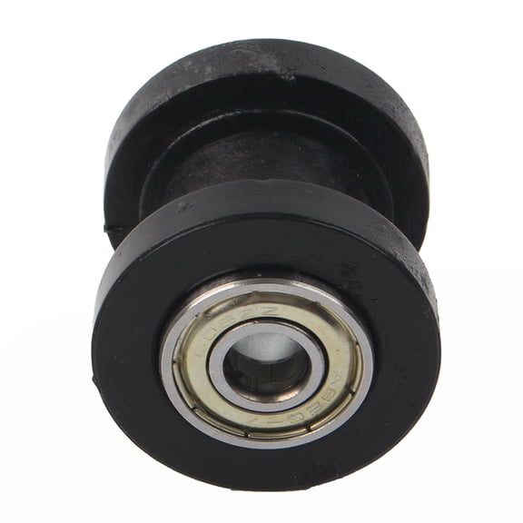 ZSWAL 8MM Drive Chain Roller Pulley Slider Tensioner Wheel Guide For Motorcycle Dirt Street Pit Bike ATV, Black