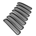 thumbnail image 1 of ZSWAL Auto Black 7pcs Front Grille Grill Mesh Frame Inserts Cover Rings Trims Cover Fit for Jeep Wrangler TJ 1997-2006, 1 of 5