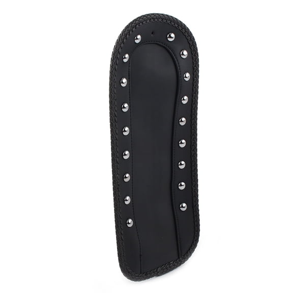 ZSWAL Motorcycle One-Hole Leather Rivets Style Rear Fender Bib Solo Seat for Harley Davidson Softail Night Train FX/FXR 1984-2006