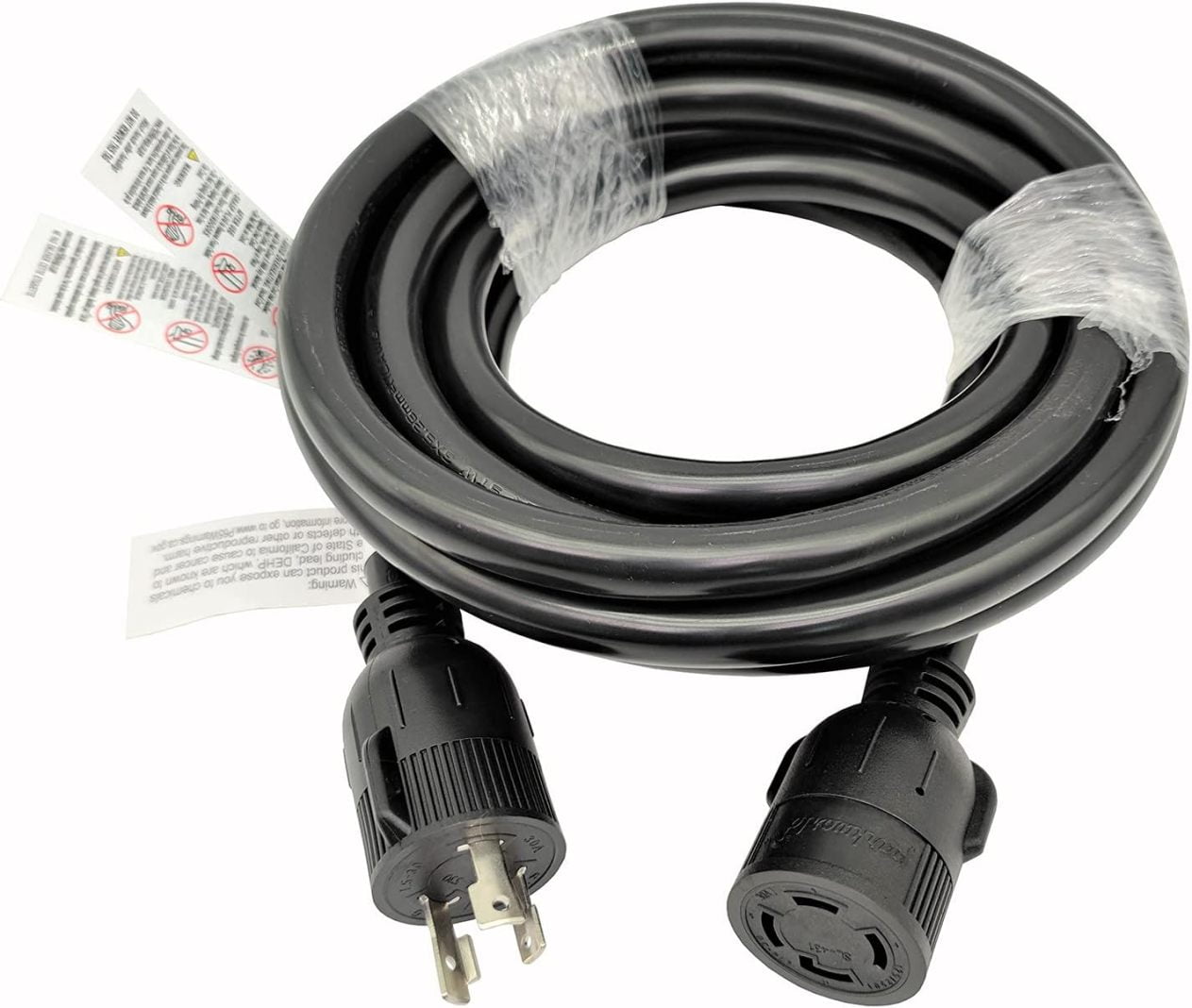 ZSWP NEMA L5-30P Male to L14-30R Generator to Transfer Switch Adapter ...