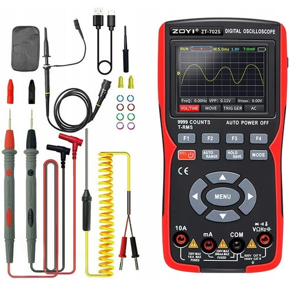 ZT-702S 2-in-1 high-precision 10MZ oscilloscope universal meter