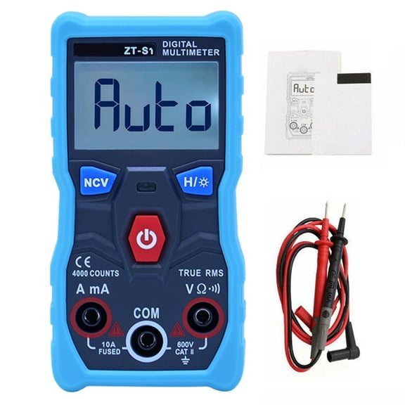 ZT-S1 Automatic Digital Multimeter Tester Meter High for Precision Anti-Burning