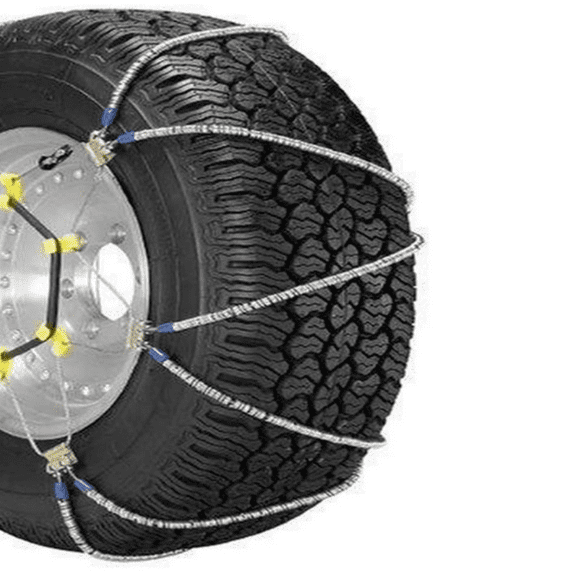 ZT729 Super Z LT Light Truck and SUV Tire Traction Chain - Set of 2, Silver