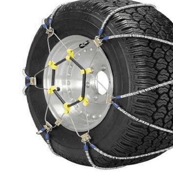 ZT729 Super Z LT Light Truck and SUV Tire Traction Chain - Set of 2, Silver