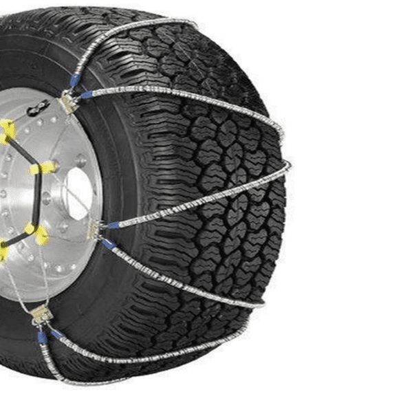 ZT729 Super Z LT Light Truck and SUV Tire Traction Chain - Set of 2, Silver