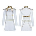 thumbnail image 1 of ZTACE POP Singer Stars Halloween Costume - Mira Zoey Rumi White Outfit Full Set, Girls Cosplay Bodysuits, Outfit for Halloween Cosplay Party - White, 110, 1 of 9