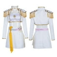 thumbnail image 1 of ZTACE POP Singer Stars Costumes - Mira Zoey Rumi White Outfit Full Set, Girls Cosplay Costumes, Halloween Fancy Party Costumes - White, 140, 1 of 9