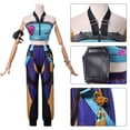 thumbnail image 1 of ZTACE POP Singer Stars Halloween Costume - Zoey Cosplay Costume, Women Cosplay Outfit Bodysuit, Halloween Cosplay Party Outfits - Blue, XS, 1 of 3