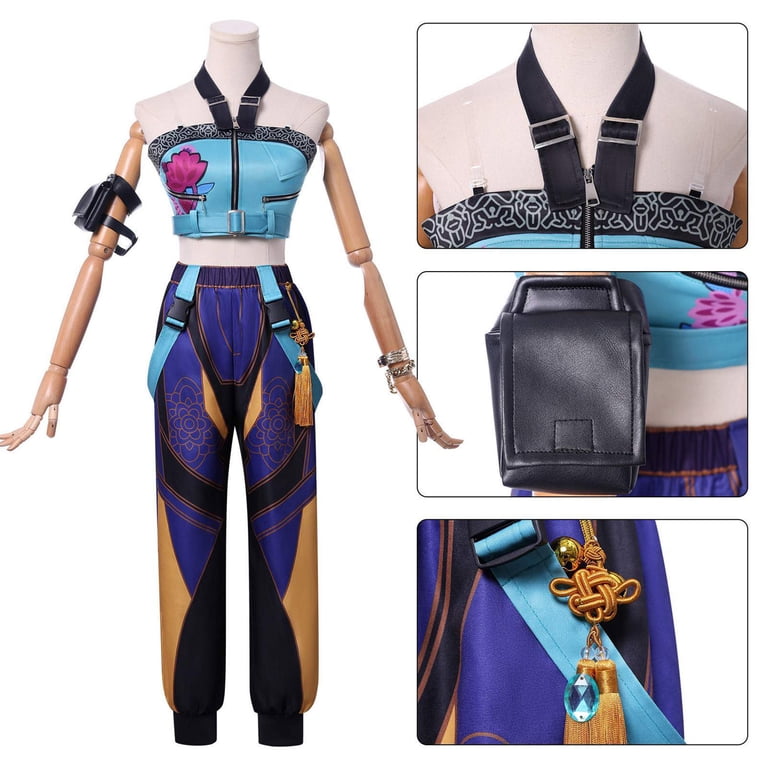 Partymall Demon Cosplay Costumes pour Femelle,Cosplay Anime Le Costume