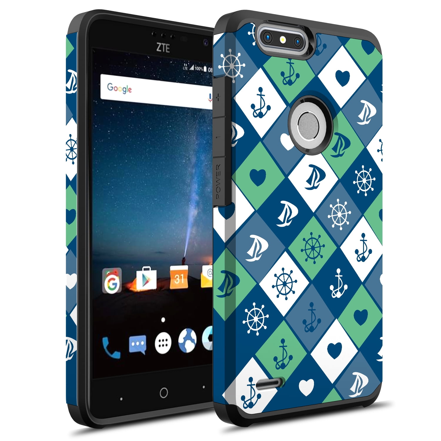 Zte Blade X Max Aluminum Case Zte Z981 Phone Shockproof Dual