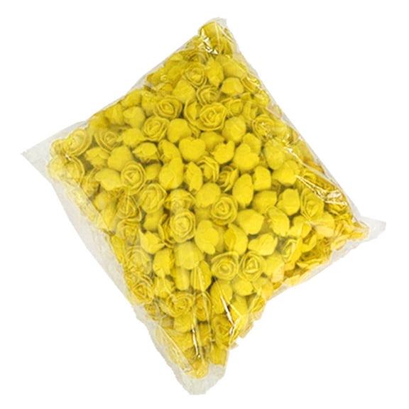 ZTGD 500Pcs PE Foam Rose Head Artificial Flower for DIY Bear Doll Wedding House Decor