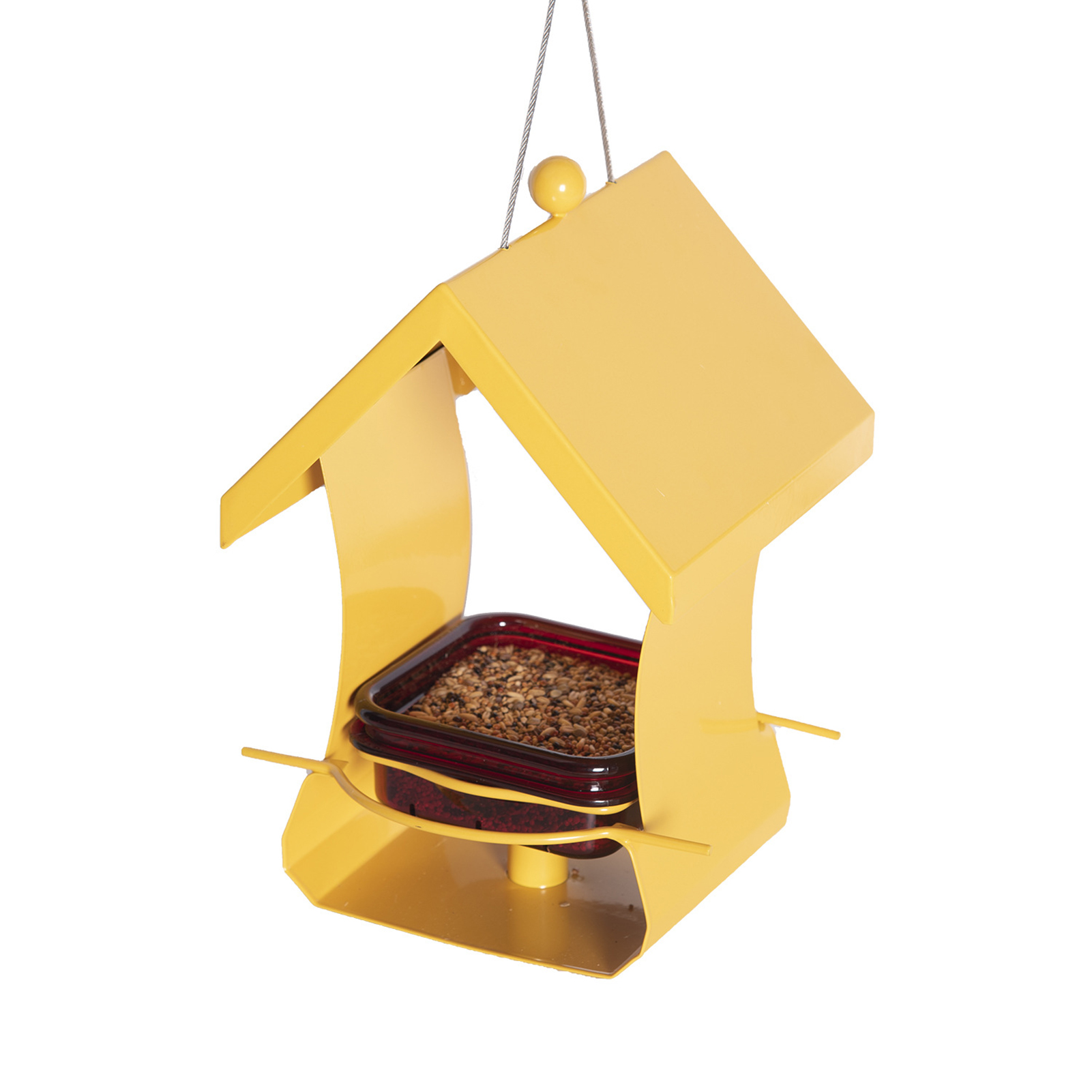 ZTGD Bird Feeder Large Capacity HouseShaped Hanging Bird Feeder