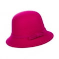 thumbnail image 1 of ZTGD Bowler Hat Bow Warm Autumn Winter Coldproof Dome Hat for Outdoor, 1 of 6