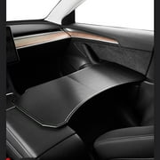 Hevirgo Car Table Foldable Non-slip Easy to Clean Strong Load-bearing Stable Performance Working Table Matte Surface Steering Wheel Seat Laptop Desk for M3/Y