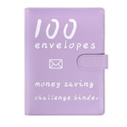 ZTGD Challenge Binder Money Saving Challenge Budget Binder with Cash Envelopes Funny A5 Money Saving Binder Notebook