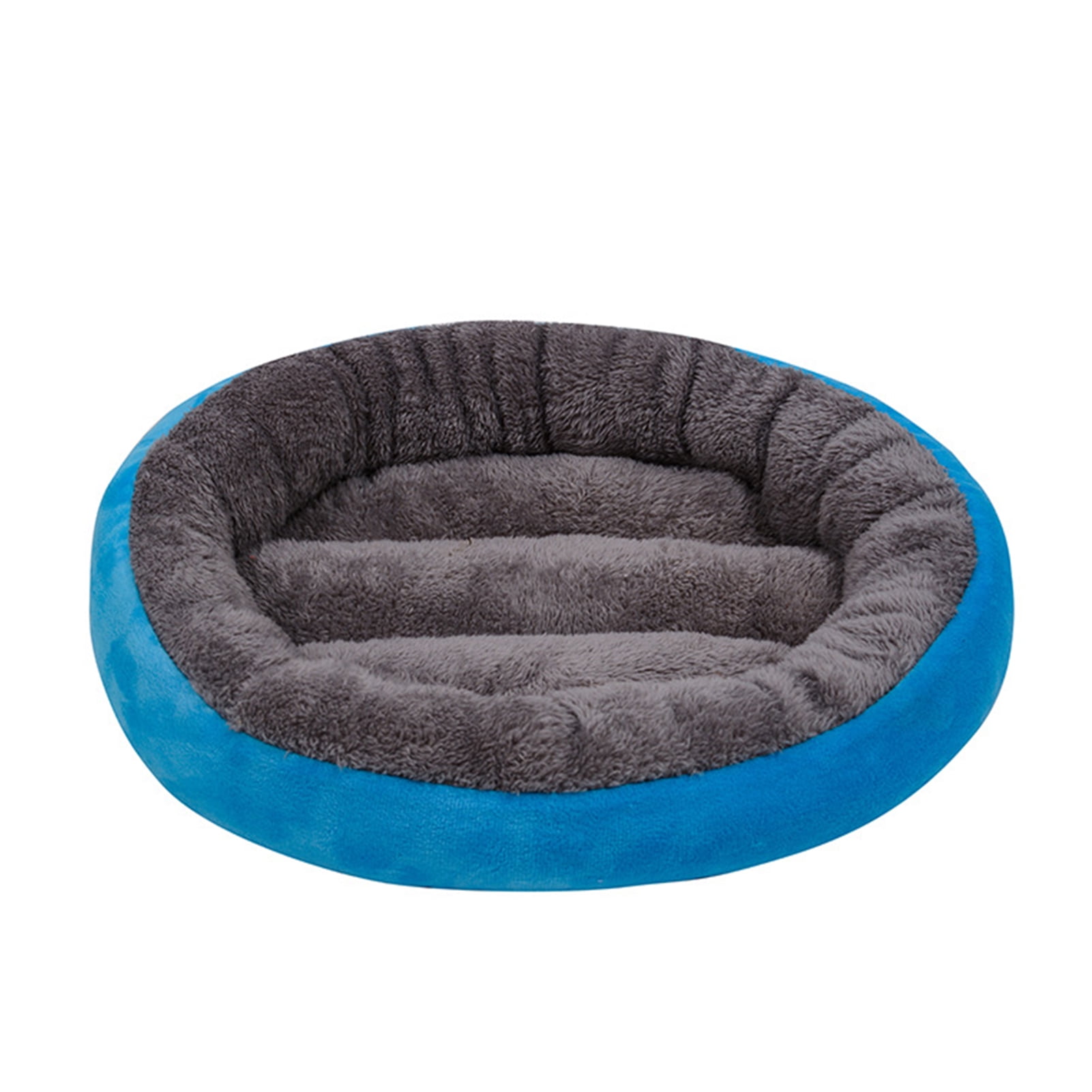 Hevirgo Cozy Pet Dog Bed Winter Warm Kennel with PP Cotton Filling Round Shape Dog Sleeping Bed for Cats Small Large Dogs