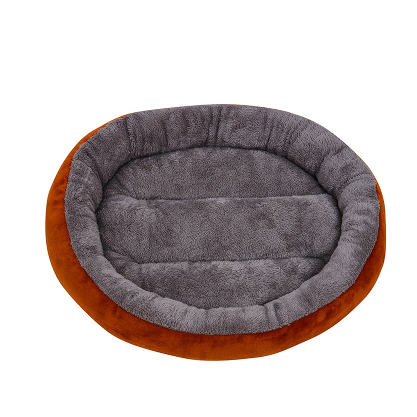 Hevirgo Cozy Pet Dog Bed Winter Warm Kennel with PP Cotton Filling Round Shape Dog Sleeping Bed for Cats Small Large Dogs
