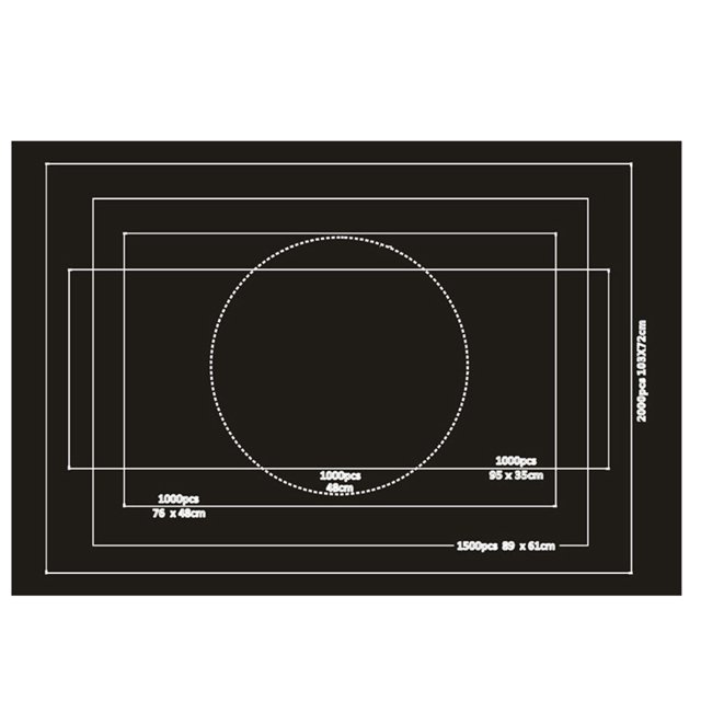 ZTGD Felt Mat Roll Up Pad Storage Blanket Sheet for Jigsaw Puzzles Game