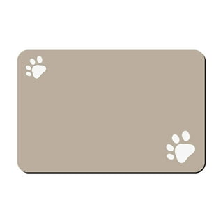 Dog Paw Printed Floor Rug, Water Absorption And Mud Removal Carpet