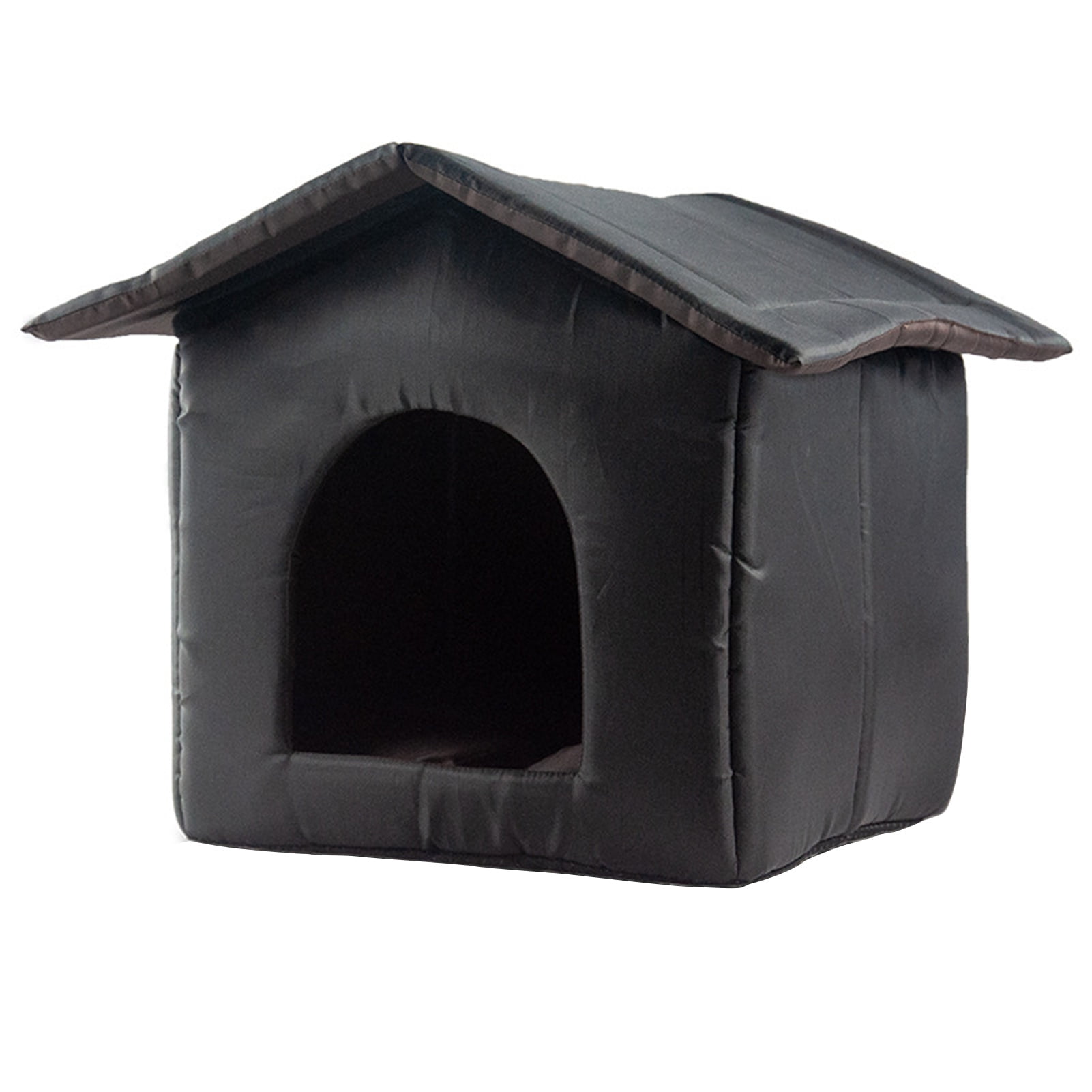 Hevirgo Pet House Waterproof Detachable Oxford Cloth Comfortable Winter Cat Kitten Shelter for Outdoor